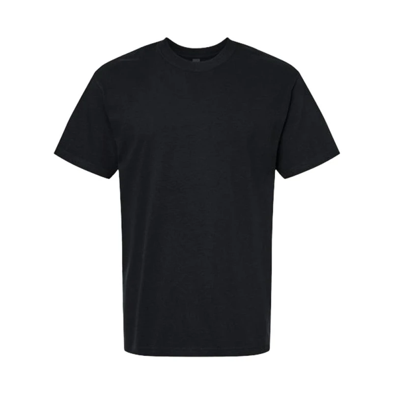 Image of Gildan Mens Hammer Maxweight T-Shirt in Black Size: Small Black Male S