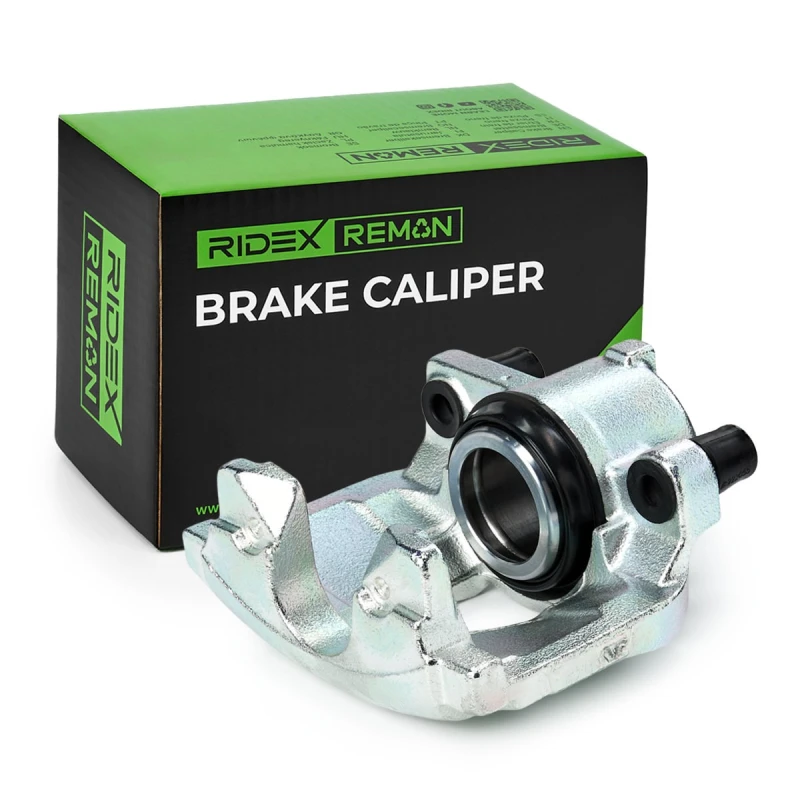 Image of RIDEX REMAN 78B2568R Brake caliper Front Axle Left, without electric motor Grey Cast Iron Brake Caliper (78)