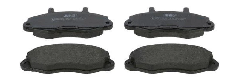 Image of JURID 571745J Brake pad set with acoustic wear warning, without accessories Brake Pad Set,disc brake (402)