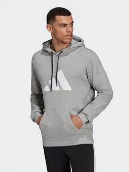 Image of adidas Sportswear Future Icons Logo Graphic Hoodie, Mint, Size XS, Men