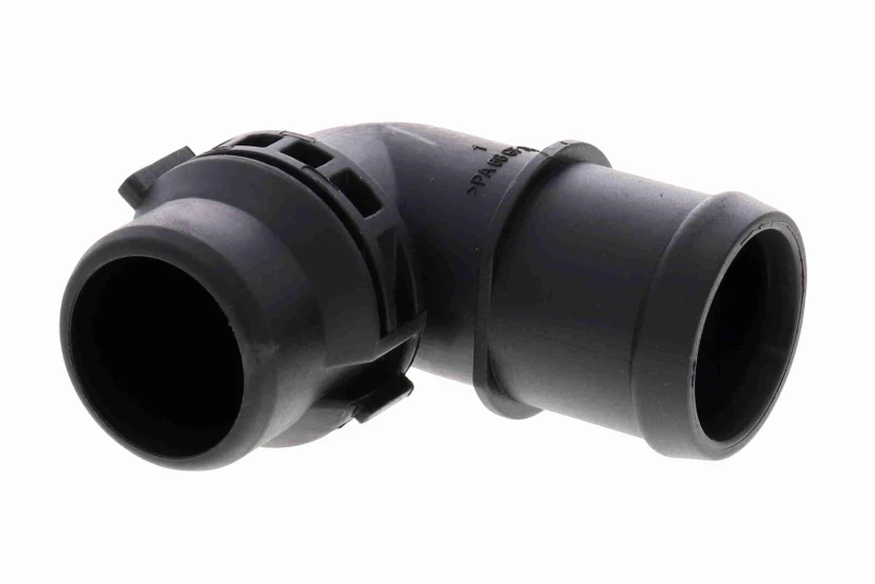 Image of VAICO V10-6550 Coolant Flange Original VAICO Quality Upper, Plastic GRP (Glass fibre Reinforced Plastic), Plastic Coolant Flange (3219)