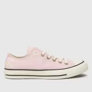 image of Converse All Star Ox Festival Florals In White & Pink