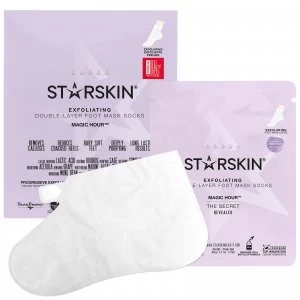 image of STARSKIN Magic Hour Exfoliating Double-Layer Foot Mask Socks