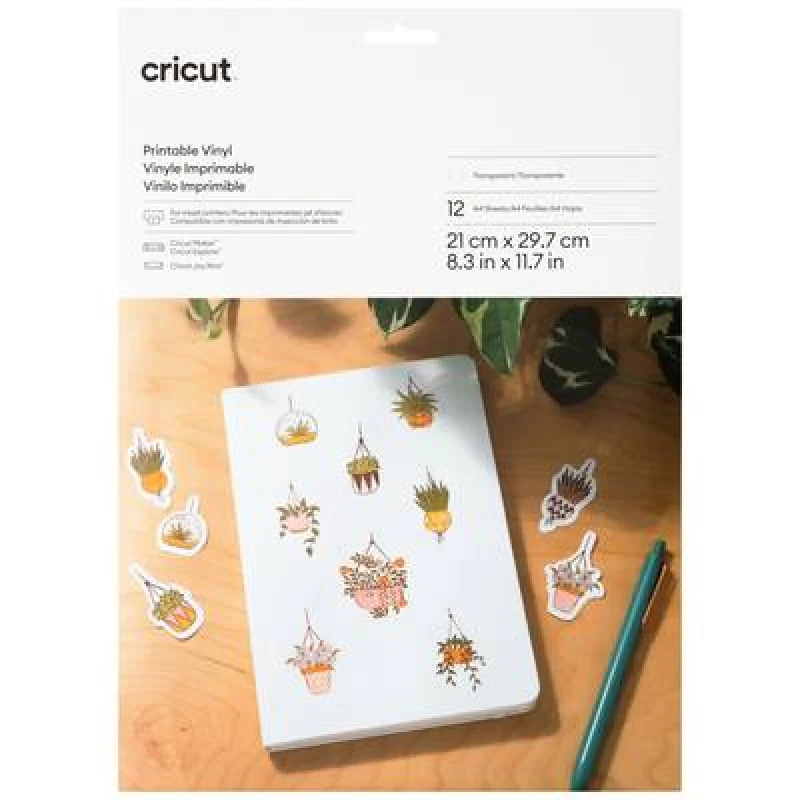 Image of CRICUT Cricut 2010363 heat transfer vinyl Heat transfer vinyl sheet Smooth heat transfer vinyl 12 sheets 2010363