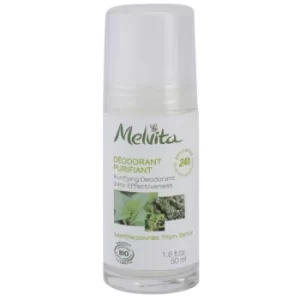 image of Melvita Les Essentiels Aluminum Free Roll On Deodorant 50ml