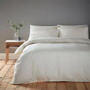 image of Linea Cotton Rich Fitted Sheet - Ivory