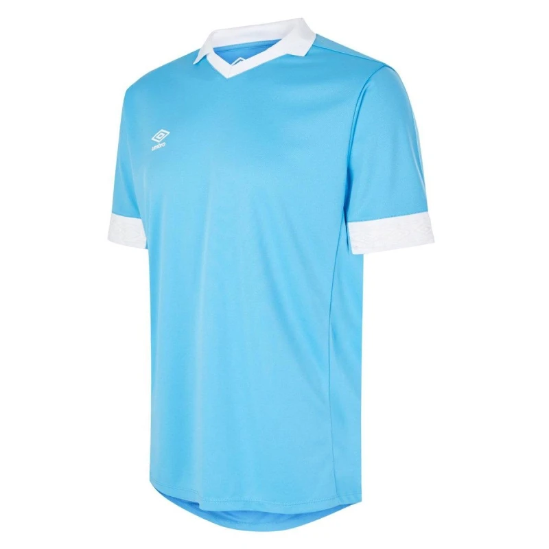 Image of Umbro Umbro Men Tempest Jersey in Blue Size: Medium Blue M Male 5063238093485