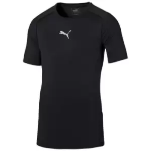 Puma TB Short Sleeve T Shirt Mens - Black