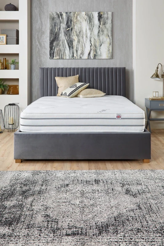 Image of Aspire Aspire Eco Reprieve Dual Sided Pocket+ Mattress in White Size: Small Double White Small Double Unisex 5057632164292