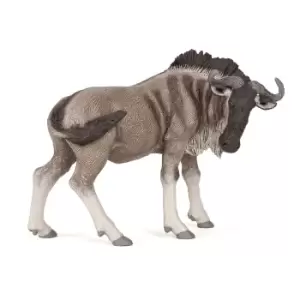 image of Papo Wild Animal Kingdom Gnu Toy Figure, 3 Years or Above, Brown...