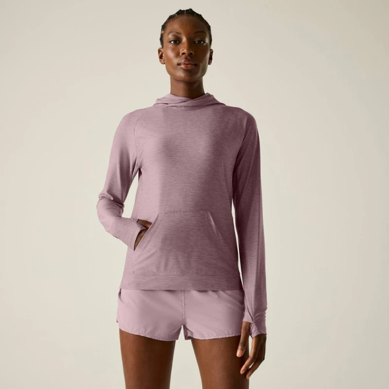 Image of Dare 2b Womens Sprint City Lightweight Hoodie in Mauve Size: 16 Mauve Female 16