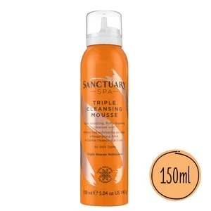 image of Sanctuary Spa Triple Cleansing Mousse 150ml