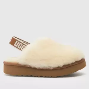 image of UGG Natural Fluff Yeah Clog Toddler Slipper