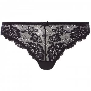 Dorina Lianne lace thong - Black