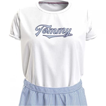 Image of Tommy Bodywear Seersucker Short Set - White