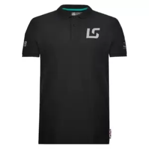 image of 2022 Aston Martin Official LS Polo Shirt (Black)