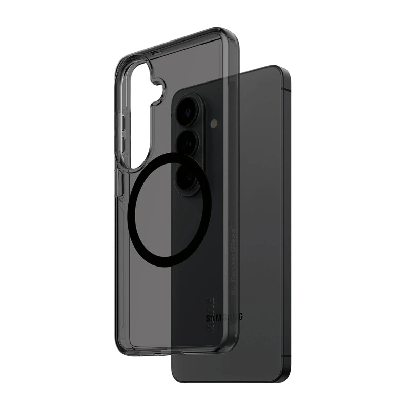 Image of PanzerGlass PanzerGlass CARE by Urban Explorer Case Smokey w. Black Qi Samsung Galaxy S26 CR29155