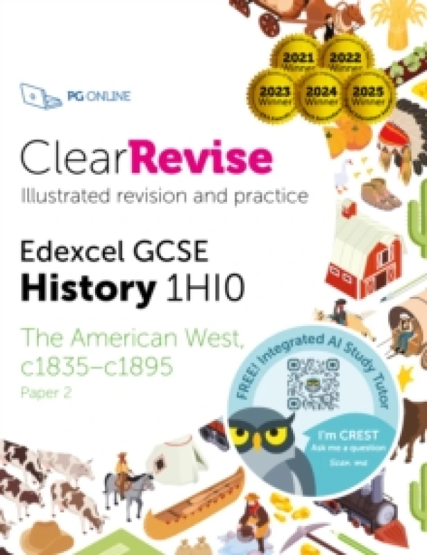Image of ClearRevise Edexcel GCSE 1HI0 American West c1835-c1895 Paper 2 Paperback / softback