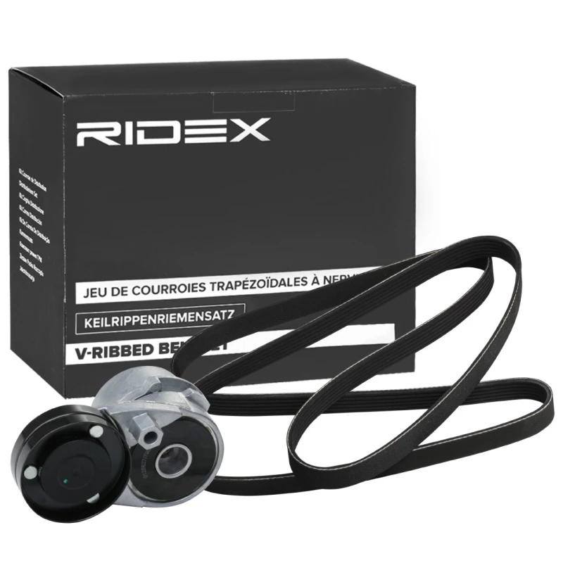 Image of RIDEX 542R0774 V-ribbed belt set V-Ribbed Belt Set (542)