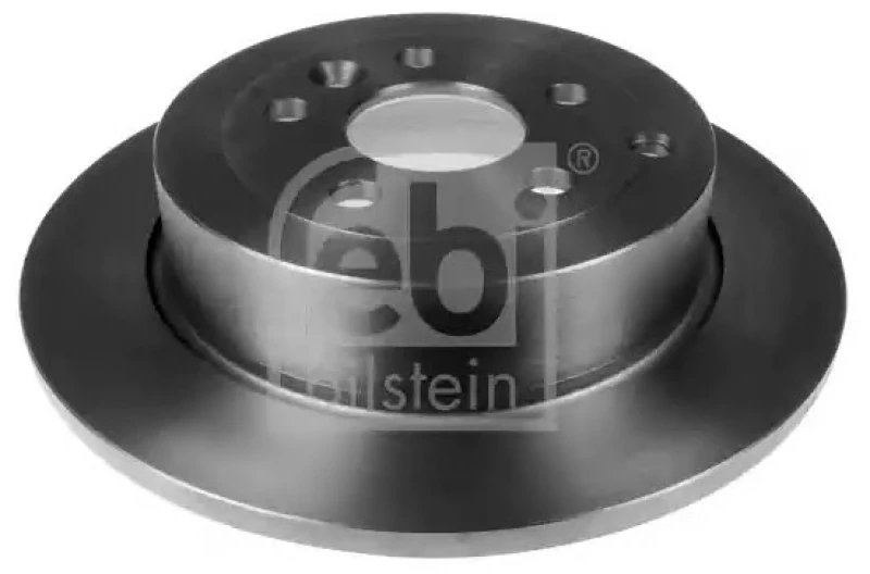 Image of FEBI BILSTEIN 43824 Brake disc Rear Axle, solid, Coated Brake Disc (82)