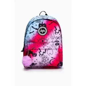 image of Hype Doodle Mystic Backpack (One Size) (Purple/Black/Sky Blue)