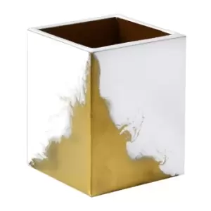 image of Mike and Ally Lava Makeup Brush Holder - Gold