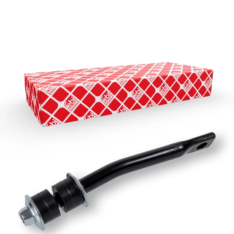 Image of FEBI BILSTEIN 48043 Anti-roll bar link Front Axle Right Steel Link Stabiliser (3229)