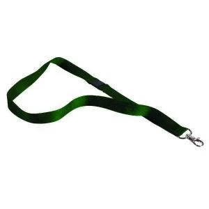 Image of Announce Textile Badge Necklace Green Pack of 10 AA03631