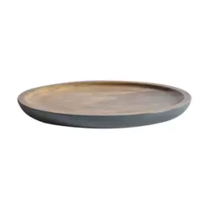 image of Crossland Grove Castro Plate Large - Grey