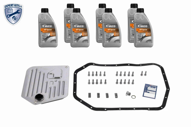 Image of VAICO V20-2086 Parts Kit, automatic transmission oil change with oil quantity for standard oil change, with gasket/seal Parts Kit,automatic transmiss