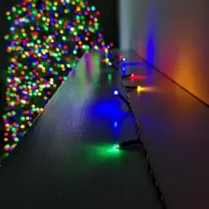 Image of 24 LED 2.3m Premier Christmas Outdoor 8 Function Battery Timer Lights in Multicoloured