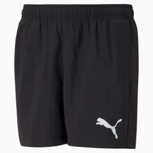Image of Womens PUMA Active Woven Youth Shorts, Black, size 11-12 Youth, Clothing