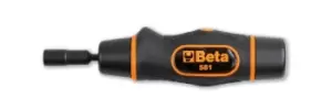 image of Beta Tools 581 1.2-6Nm Slip-Torque Driver Accuracy: ±6% Non-graduated for RH Use