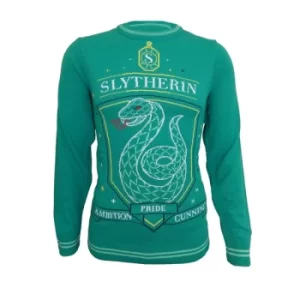 Image of Harry Potter – Slytherin Snake Crest Unisex Christmas Jumper X-Large