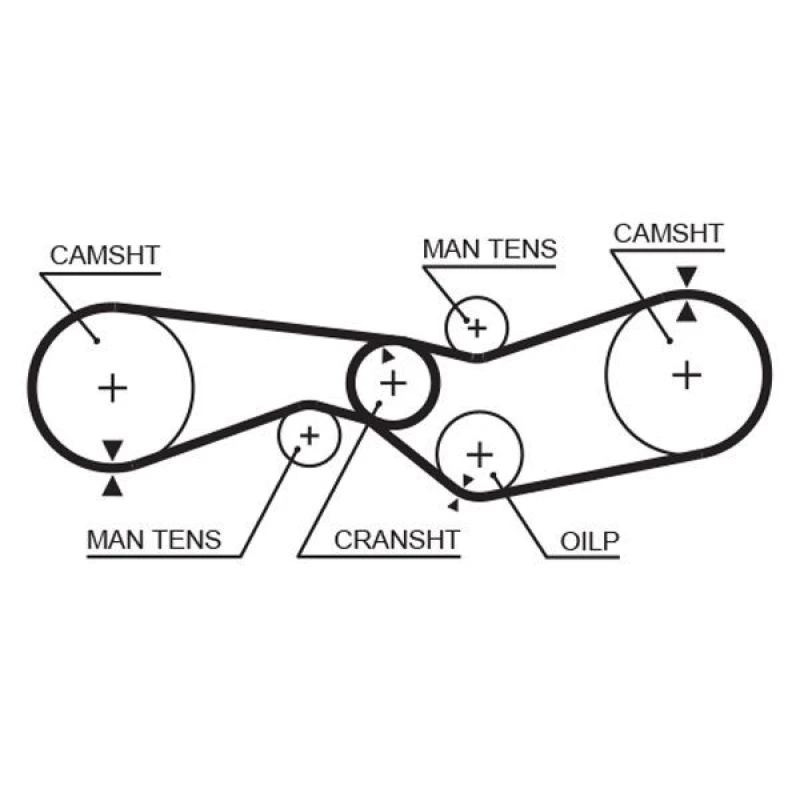 Image of GATES Timing Belt GATES 5012