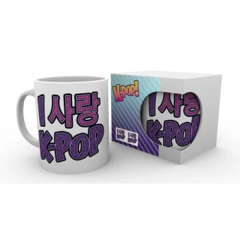 Image of KPOP Love Hangul / I Love K-POP Mug
