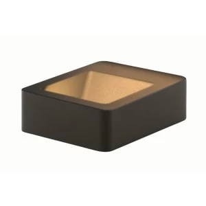 Image of Luceco LED Grey Exterior Square Up & Downlight - 5.6W
