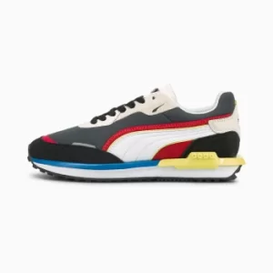 Image of PUMA City Rider Youth Trainers, Black/Ebony Size 3 Shoes
