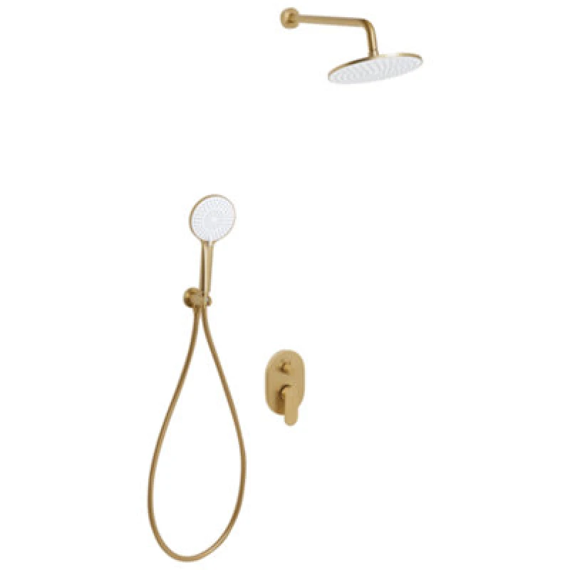 Image of Beliani Concealed Shower Set With Rainshower Tinguiririca Gold