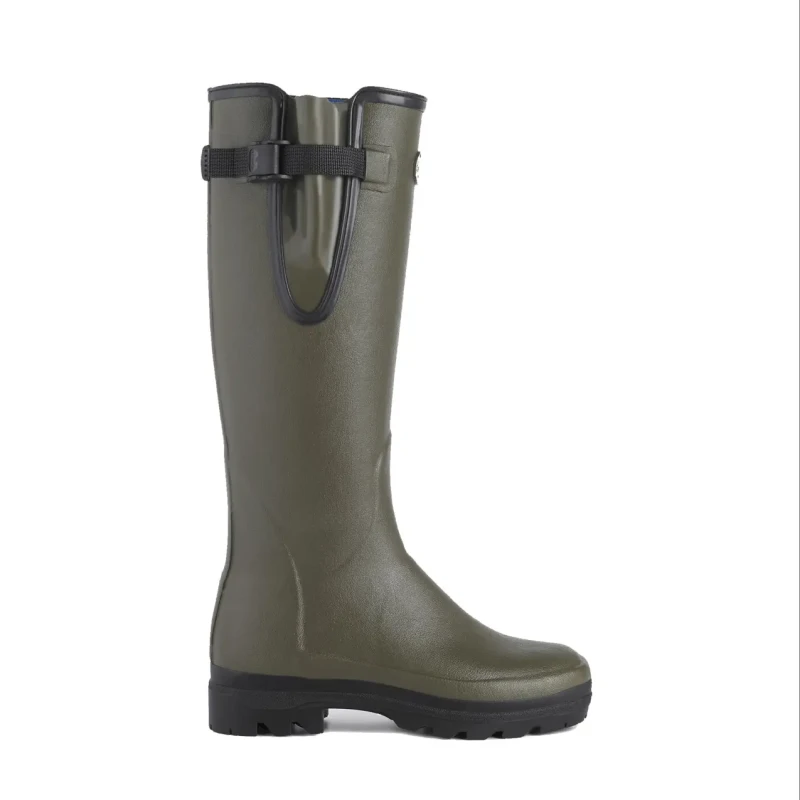 Image of Le Chameau Womens Neoprene Lined Boots Le Chameau Vierzonord Vert Female 35