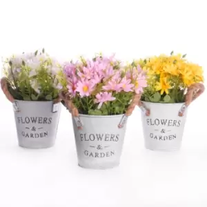 Image of Artificial Daisy Plants - Set of 3 M&amp;W