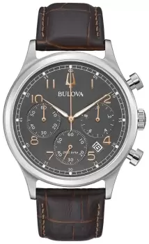 Image of Bulova 96B356 Mens Precisionist Chronograph Grey Dial Watch