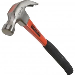 Image of Bahco Claw Hammer Fibreglass Handle 450g