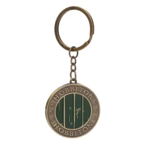 image of The Hobbit - Hobbiton Metal Keyring