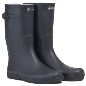 Image of Aigle Childrens Woody Pop Wellingtons Marine 2 (EU34)