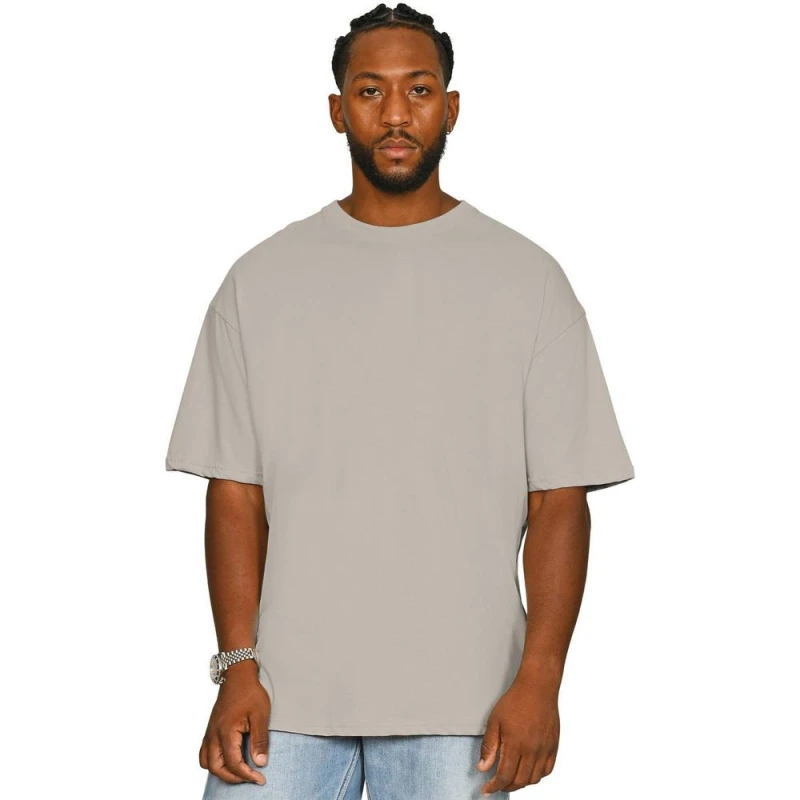 Image of Casual Classics Mens Core 180 Combed Ringspun Cotton Tall T-Shirt in Stone Size: Small Stone Male S