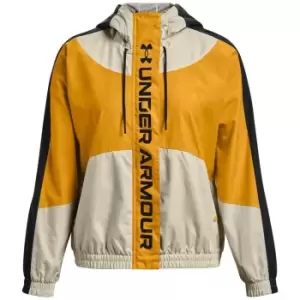 Image of Under Armour Rush Woven FZ Jacket - Brown
