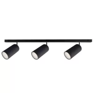 Image of Eye Ceiling Spotlight Bar Black, 50cm, 3x GU10