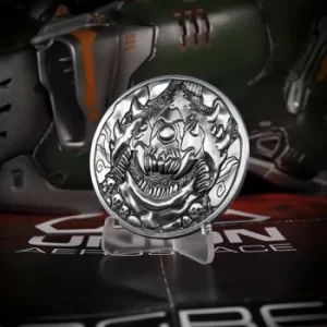 image of Doom Cacodemon 'Level Up' Medallion