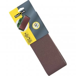 image of Flexovit Sanding Belts 100 x 560mm 120g Pack of 2